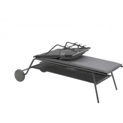 LaFuma Lettini Arredo Giardino*Lettino MIAMI HIGH BEC LFM5174 Silver