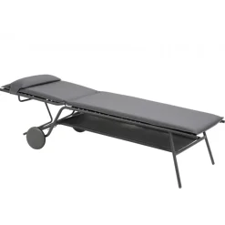LaFuma Lettini Arredo Giardino*Lettino MIAMI HIGH BEC LFM5174 Silver