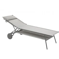 LaFuma Lettini Arredo Giardino*Lettino MIAMI HIGH DUO LFM5172 Galet