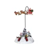 Lemax Edifici E Giostre In Movimento|Scene Natalizie*Look There is Santa! con Alimentatore 4.5V Cod. 14429