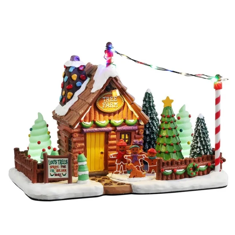 Lemax Edifici Illuminati*Lou's Tree Farm B/O 4.5V Cod. 25951