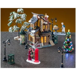 Lemax Lemax Starter Pack|Novità Lemax Natale 2025*Lucy's Chocolate Shop Set con Alimentatore 4.5V Cod. 56677