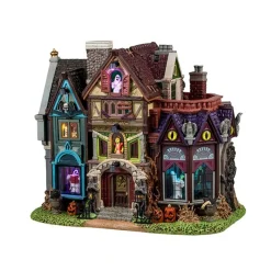 Lemax Edifici Illuminati|Novità Lemax Spooky Town 2025*Madness Manor con Alimentatore 4.5V Cod. 45205
