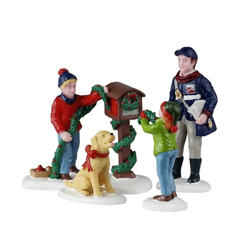 Lemax Personaggi|Novità Lemax Natale 2025*Mailbox Decorating Set Of 4 Cod. 52522
