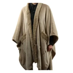 Unique Living Plaid Unique Living|Cuscini E Plaid*Mantella Calda Gaby Throw 125 x 175 cm Colore Sand