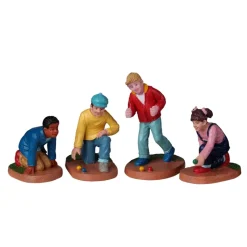 Lemax Personaggi*Marbles Champ Set Of 4 Cod. 22118