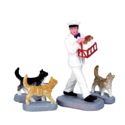 Lemax Personaggi*Merry Milkman Set of 4 Cod. 72511