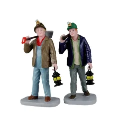 Lemax Personaggi*Miners Set Of 2 Cod. 22127