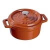Staub Cocotte Tonde*Mini Cocotte 10 cm Ancient Copper in Ceramica