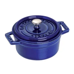 Staub Mini Cocotte E Ramekin*Mini Cocotte 10 cm Blu Scura in Ceramica
