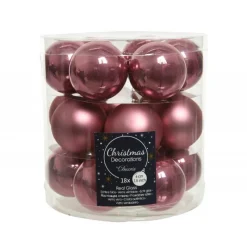 Kaemingk Palline Di Natale|Addobbi Per Albero Di Natale*Mini palline in vetro da appendere. Set di 18
