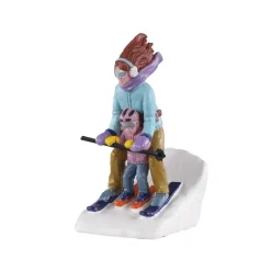 Lemax Personaggi*Mommy & Me Ski Cod. 02938