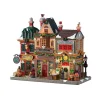 Lemax Edifici Illuminati|Novità Lemax Natale 2025*Mrs. Cratchit's Christmas Shoppes con Alimentatore 4.5V Cod. 55314