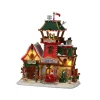 Lemax Edifici Illuminati*North Pole Control Tower con Alimentatore 4.5V Cod. 25864