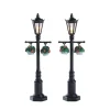 Lemax Luci E Alimentatori|Accessori*Old English Lamp Post Set of 2 B/O 4.5V Cod. 74231