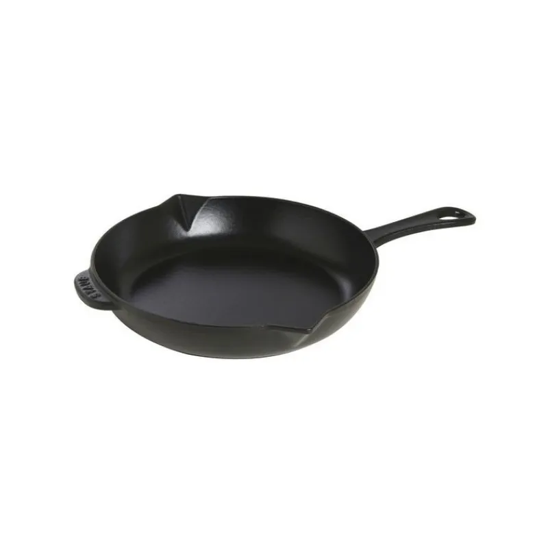 Staub Padelle E Paelliere*Padella con Manico 26 cm Nera in Ghisa
