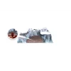MyVillage Materiale Per Decorare*Paesaggio Full Colour Tunnel Del Treno 78 x 38 cm