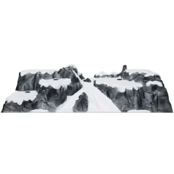 MyVillage Materiale Per Decorare*Paesaggio Pista da Sci 120 x 40 x 25 cm