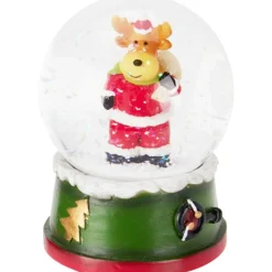 Koopman Complementi D'Arredo*Palla di Neve di Natale 8,5 cm. Pezzo Singolo
