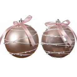 Kaemingk Palline Di Natale|Addobbi Per Albero Di Natale*Pallina in plastica 8 cm. Pezzo Singolo