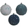 Kaemingk Palline Di Natale|Addobbi Per Albero Di Natale*Pallina in velluto con perline e paillettes 8 cm. Pezzo Singolo