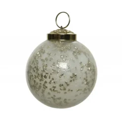 Kaemingk Palline Di Natale|Addobbi Per Albero Di Natale*Pallina in vetro da appendere 10 cm bianco.