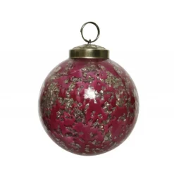 Kaemingk Palline Di Natale|Addobbi Per Albero Di Natale*Pallina in vetro da appendere 10 cm rosso.
