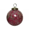 Kaemingk Palline Di Natale|Addobbi Per Albero Di Natale*Pallina in vetro da appendere 7,5 cm rosso.