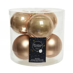 Kaemingk Palline Di Natale|Addobbi Per Albero Di Natale*Palline di Natale da Appendere in Vetro 8 cm. Set di 6