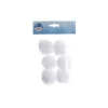 Kaemingk Palline Di Natale|Addobbi Per Albero Di Natale*Palline di neve Bianco dim 5 cm Box da 6