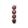 Kaemingk Palline Di Natale|Addobbi Per Albero Di Natale*Palline in vetro da appendere Rosa Velvet dim 10 cm Box da 4