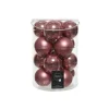 Kaemingk Palline Di Natale|Addobbi Per Albero Di Natale*Palline in vetro da appendere Rosa Velvet dim 8 cm Box da 16