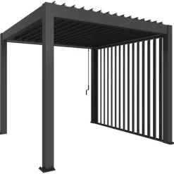 Biohort Pergole*Parete Laterale a Lamelle per Pergola in Metallo