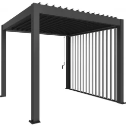 Biohort Pergole*Parete Laterale a Lamelle per Pergola in Metallo