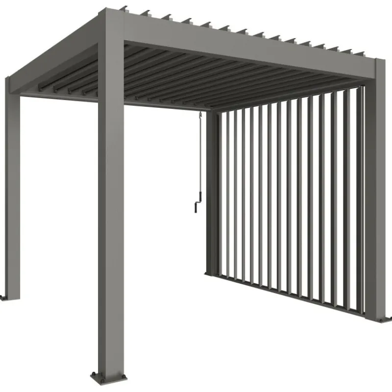 Biohort Pergole*Parete Laterale a Lamelle per Pergola in Metallo