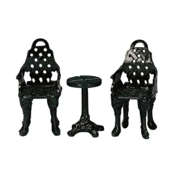 Lemax Personaggi|Accessori*Patio Group Set of 3 Cod. 34898