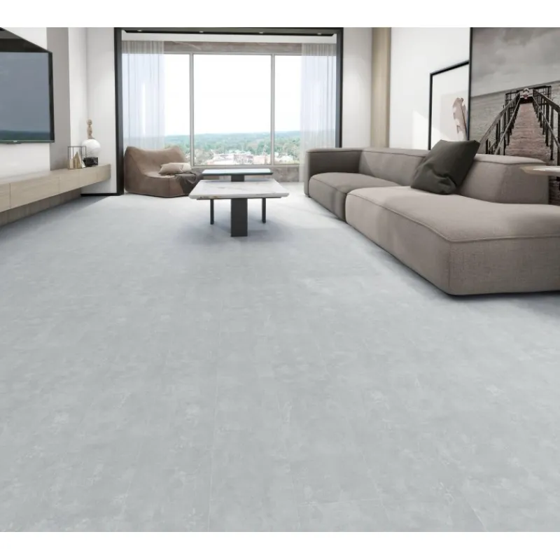 Unionwood Pavimenti In Spc Unionwood*Pavimento In Spc Effetto Pietra - Cemento Chiaro