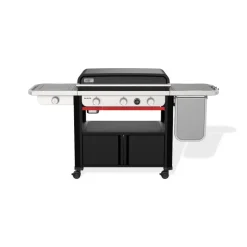 Weber Barbecue Weber A Gas|Barbecue Weber Slate*Piastra a Gas Slate GPSB 76 cm Premium Con Fornello Laterale Black Cod. 1500247