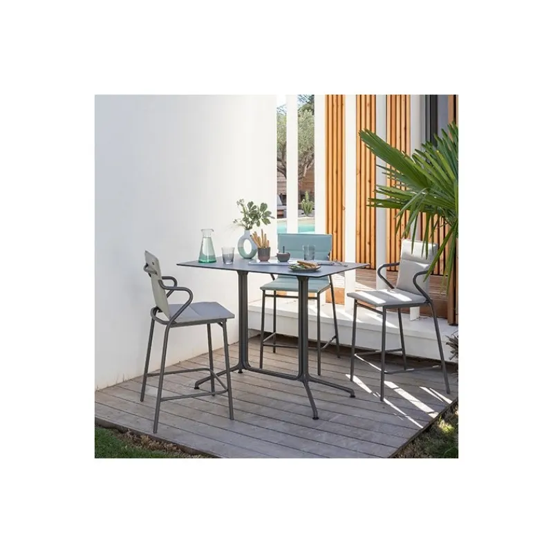LaFuma Tavoli E Sedie Da Giardino O Terrazzo|Tavoli E Sedie Da Campeggio*Piede Centrale per Tavolo HORIZON 115 x 69 cm LFM9046 Grigio