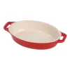 Staub Piatti Pirofile E Vassoi*Pirofila Gratin Ovale 22 cm Rossa in Ceramica