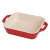 Staub Piatti Pirofile E Vassoi*Pirofila Gratin Rettangolare 26 x 17 cm Rossa in Ceramica