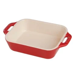 Staub Piatti Pirofile E Vassoi*Pirofila Gratin Rettangolare 26 x 17 cm Rossa in Ceramica