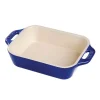 Staub Piatti Pirofile E Vassoi*Pirofila Gratin Rettangolare 32 x 21 cm Blu Scura in Ceramica