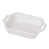 Staub Piatti Pirofile E Vassoi*Pirofila Gratin Rettangolare 26 x 17 cm Bianca in Ceramica