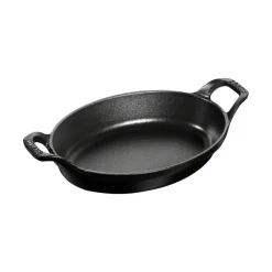Staub Piatti Pirofile E Vassoi*Pirofila Ovale 27 x 15 cm Nera in Ghisa