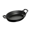 Staub Piatti Pirofile E Vassoi*Pirofila Ovale 35 x 20 cm Nera in Ghisa