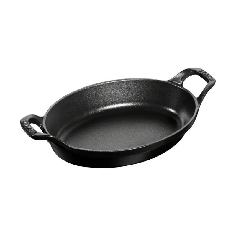 Staub Piatti Pirofile E Vassoi*Pirofila Ovale 35 x 20 cm Nera in Ghisa