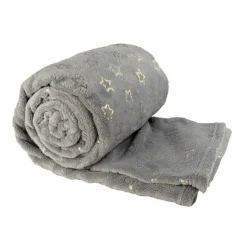 Unique Living Plaid Unique Living|Cuscini E Plaid*Plaid Throw Golden Star 130 x 160 cm Colore Dark Grey