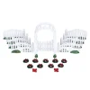 Lemax Personaggi|Accessori*Plastic Arbor & Picket Fences With Decorations Set of 20 Cod. 4233