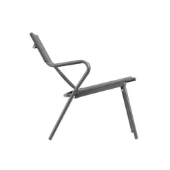 LaFuma Sedie E Sdraio*Poltrona Bassa imbottita VENCE LFM5274 Obsidian/Titane
